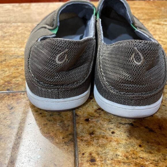 OluKai Mens Size 9 1/2 Dark Gray Nohea Mesh Shoes - Picture 5 of 8